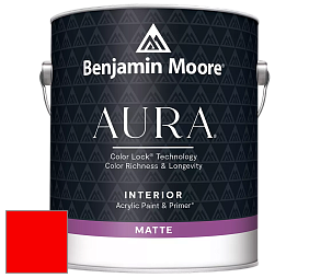 Benjamin Moore Aura 522 Interior Paint - Matte краска цвет RAL 3024 