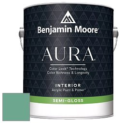 Benjamin Moore Aura 528 Waterborne Interior Semi-gloss Finish краска цвет 600 Medici Malachite