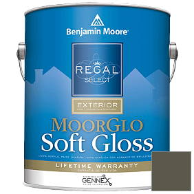 Краска Regal Select Exterior Paint-Moor GloSoft Gloss Finish (W096) цвет 2141-10 Artichoke