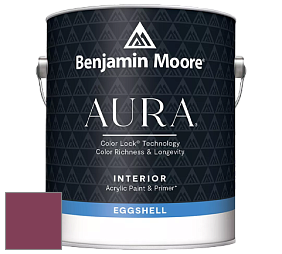 Benjamin Moore Aura 524 Waterborne Interior Eggshell Finish краска цвет 2076-10 Crushed Velvet