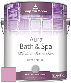 Benjamin Moore Aura 532 Bath & Spa Waterborne Interior Paint Matte Finish краска цвет NCS S 1040-R30B 