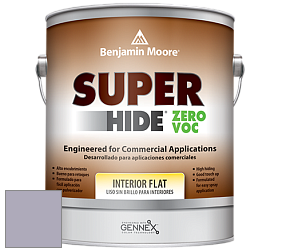 Benjamin Moore 355 Super Hide Zero Voc Interior Flat краска цвет 2117-50 Spring Violet
