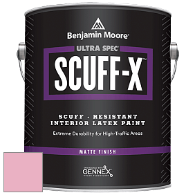 Benjamin Moore 484 Ultra Spec SCUFF-X Interior Matte Finish краска цвет 2087-50 Strawberry Sorbet