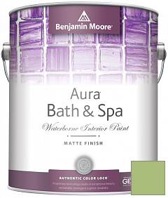 Краска Benjamin Moore Aura Bath & Spa Interior Paint Matte Finish (532) цвет 426 Fresh Grass