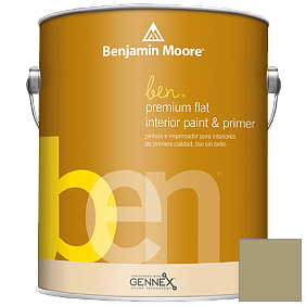 Краска Ben Premium Interior Latex Flat (W625) цвет 495 Hillside Green