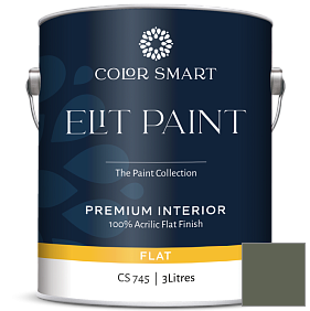 Краска COLOR SMART CS 745 ELIT PAINT глубокоматовая моющаяся краска цвет 469 Backwoods