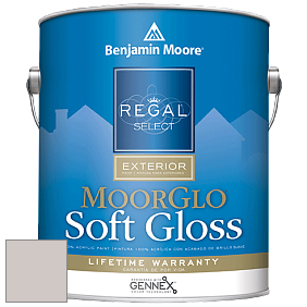 Benjamin Moore W096 Regal Select Exterior Paint-Moor GloSoft Gloss Finish краска цвет 2109-60 Portland Gray