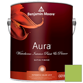 Краска Aura Waterborne Interior Satin Finish (526) цвет 419 Malachy Green
