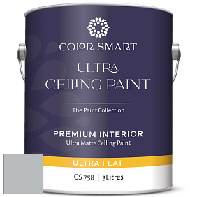 COLOR SMART CS 758 ULTRA CEILING PAINT ультраматовая краска цвет NCS S 2502-B50G 