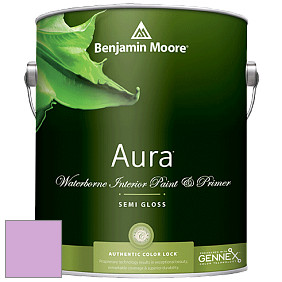 Benjamin Moore Aura 528 Waterborne Interior Semi-gloss Finish краска цвет 2074-50 Exotic Fuchsia