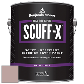 Benjamin Moore 484 Ultra Spec SCUFF-X Interior Matte Finish краска цвет 1243 Monet