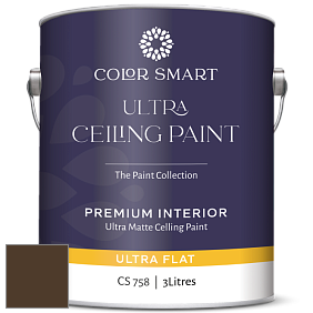 COLOR SMART CS 758 ULTRA CEILING PAINT ультраматовая краска цвет RAL 8028 