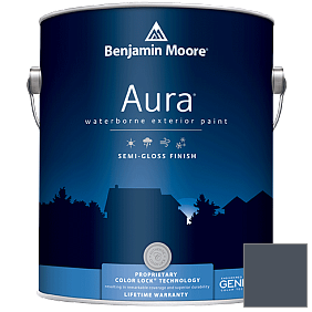 Краска Aura Waterborne Exterior Semi-Gloss Finish (632) цвет HC-154 BM HC-154