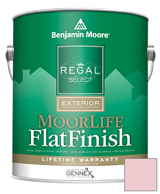 Краска Regal Select Exterior Paint-MoorLife Flat Finish (W105) цвет 1269 Unspoken Love