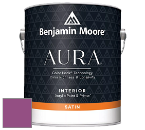 Benjamin Moore Aura 526 Waterborne Interior Satin Finish покрытие цвет 2075-30 Pre-Dawn Sky