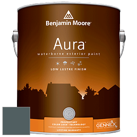 Benjamin Moore Aura 634 Waterborne Exterior Low Lustre Finish краска цвет 2136-30 Amazon Green