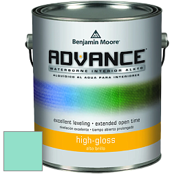 Benjamin Moore 794 Advance Interior Paint-High Gloss глянцевая алкидная эмаль цвет 2044-50 Bermuda Teal