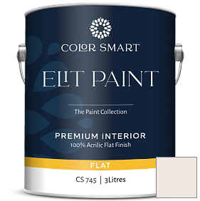 Краска COLOR SMART CS 745 ELIT PAINT глубокоматовая моющаяся краска цвет 877 Sand Dollar