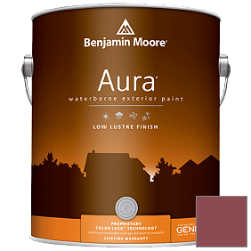 Краска Aura Waterborne Exterior Low Lustre Finish (634) цвет 2084-20 Maple Leaf Red