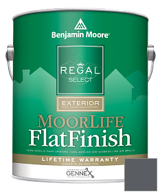 Краска Regal Select Exterior Paint-MoorLife Flat Finish (W105) цвет 2125-20 Deep Space