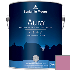Краска Aura Waterborne Exterior Semi-Gloss Finish (632) цвет 1355 Tropical Rose