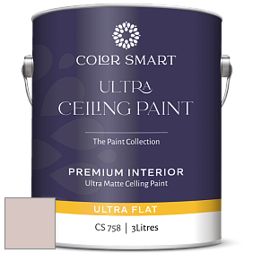 COLOR SMART CS 758 ULTRA CEILING PAINT ультраматовая краска цвет 2098-60 Wisp of Mauve