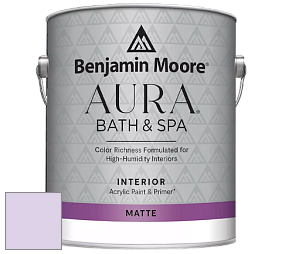 Benjamin Moore Aura 532 Bath & Spa Waterborne Interior Paint Matte Finish краска цвет NCS S 0520-R50B 