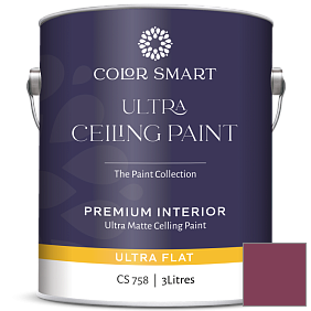 Краска COLOR SMART CS 758 ULTRA CEILING PAINT ультраматовая краска цвет 2076-10 Crushed Velvet