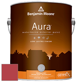 Benjamin Moore Aura 634 Waterborne Exterior Low Lustre Finish краска цвет 1315 Poppy