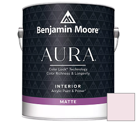 Краска Benjamin Moore Aura Interior Paint - Matte (522) цвет 2081-70 Flush Pink
