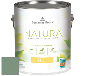 Benjamin Moore 512 Natura Interior Flat Finish матовая краска цвет 635 Parsley Snips