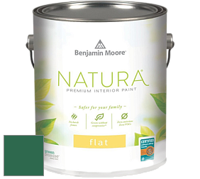 Benjamin Moore 512 Natura Interior Flat Finish матовая краска цвет 2042-10 True Green
