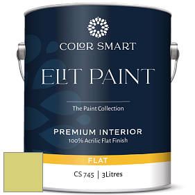 COLOR SMART CS 745 ELIT PAINT глубокоматовая моющаяся краска цвет NCS S 1040-G70Y 