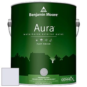 Benjamin Moore Aura 629 Waterborne Exterior Flat Finish краска цвет 2070-70 Whisper Violet