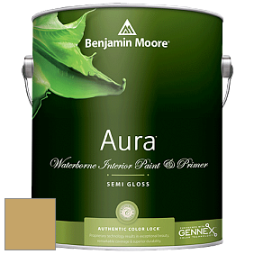 Benjamin Moore Aura 528 Waterborne Interior Semi-gloss Finish краска цвет AF-370 