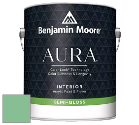 Benjamin Moore Aura 528 Waterborne Interior Semi-gloss Finish краска цвет 2036-40 Meadowlands Green