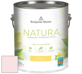 Benjamin Moore 512 Natura Interior Flat Finish матовая краска цвет 2008-70 Touch of Pink