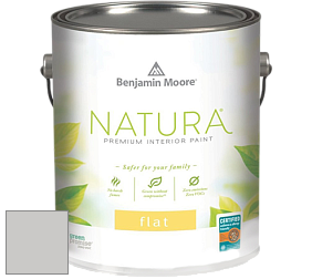 Benjamin Moore 512 Natura Interior Flat Finish матовая краска цвет 1459 Metro Gray