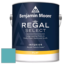 Benjamin Moore 547 Regal Select Waterborne Interior Flat Finish краска цвет 753 Santa Clara
