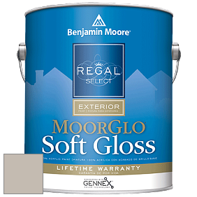 Benjamin Moore W096 Regal Select Exterior Paint-Moor GloSoft Gloss Finish краска цвет 861 Shale