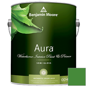 Краска Aura Waterborne Interior Semi-gloss Finish (528) цвет 2033-10 Yellow Green