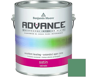 Краска Benjamin Moore 792. Advance Interior Paint-Satin эмаль цвет 588 Luck of the Irish