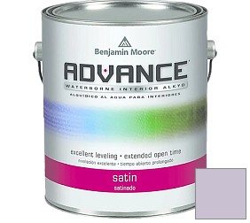 Краска Benjamin Moore 792. Advance Interior Paint-Satin эмаль цвет 1382 Violet Petal