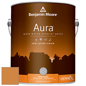Benjamin Moore Aura 634 Waterborne Exterior Low Lustre Finish краска цвет 2156-30 Jack O'Lantern