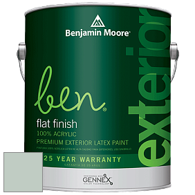 Benjamin Moore Ben 541 Waterborne Exterior Flat Finish краска цвет 702 Bali