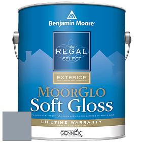 Benjamin Moore W096 Regal Select Exterior Paint-Moor GloSoft Gloss Finish краска цвет AF-570 