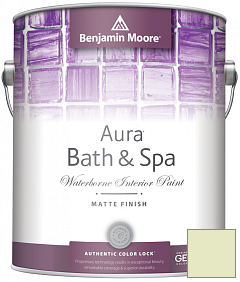 Краска Benjamin Moore Aura Bath & Spa Interior Paint Matte Finish (532) цвет 2029-60 Pale Vista