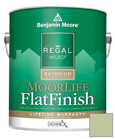 Краска Regal Select Exterior Paint-MoorLife Flat Finish (W105) цвет 542 Corn Stalk