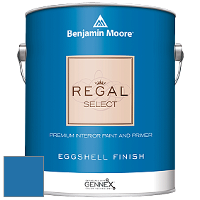 Benjamin Moore 549 Regal Select Waterborne Interior Eggshell Finish краска цвет 2065-30 Brilliant Blue