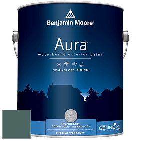 Benjamin Moore Aura 632 Waterborne Exterior Semi-Gloss Finish краска цвет AF-510 